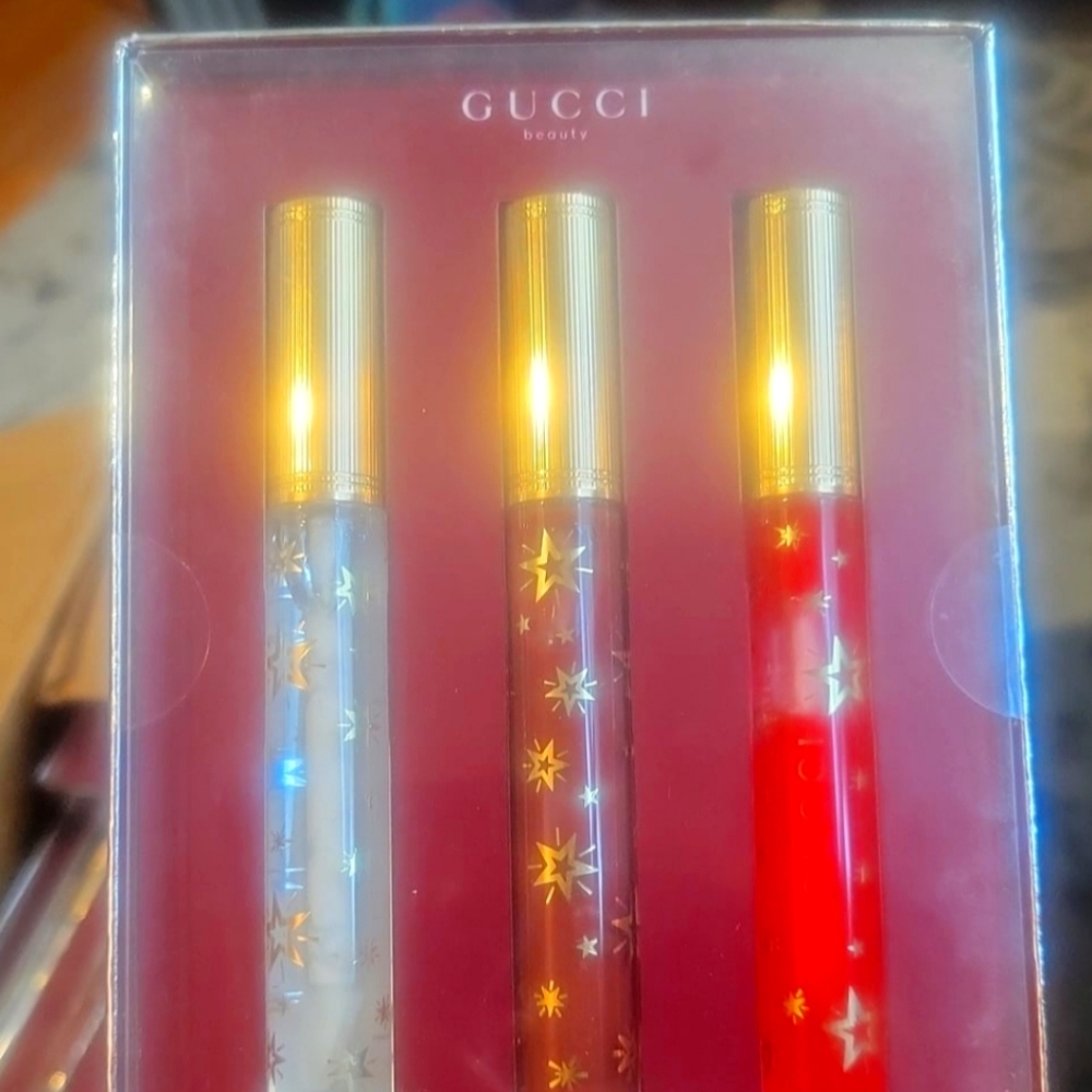 NEW! Gucci Lip Gloss Festive Gift Set ($126 value) 👄 Brand New